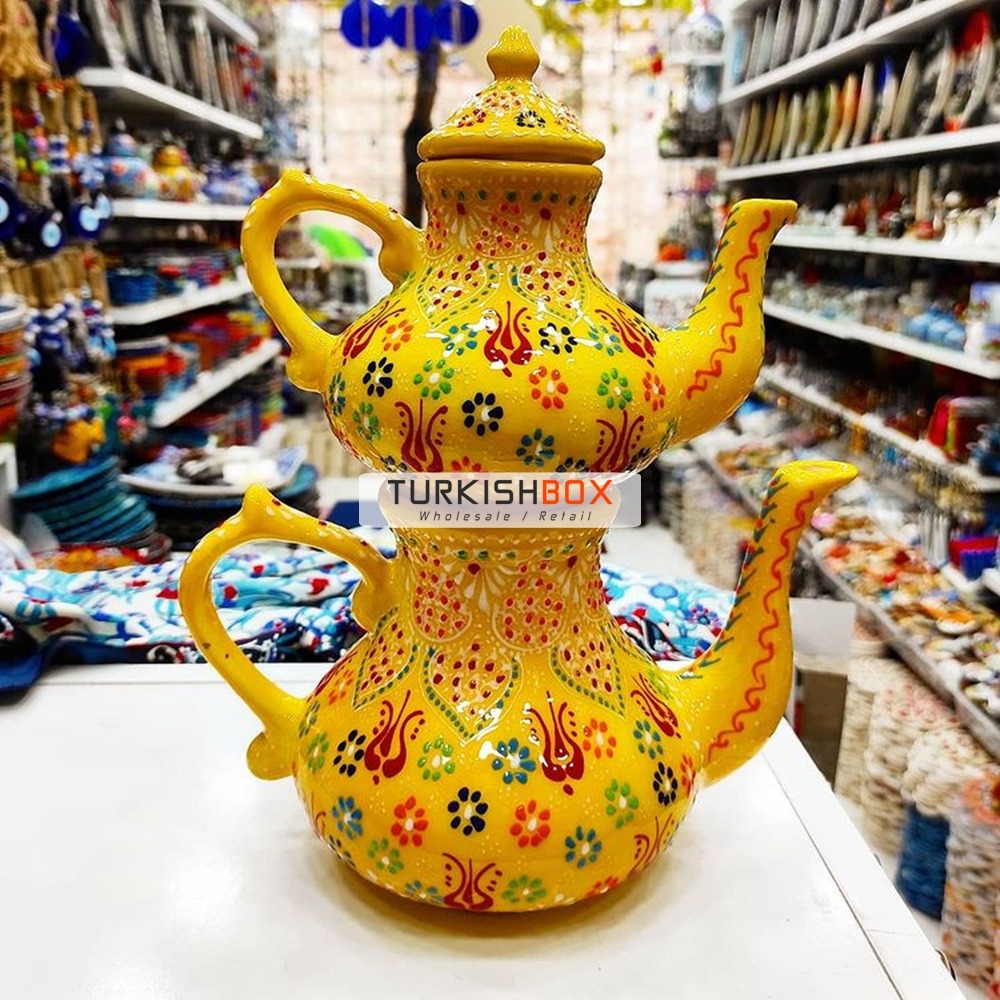 Ceramic Ashtray with Lid - TurkishBOX Wholesale