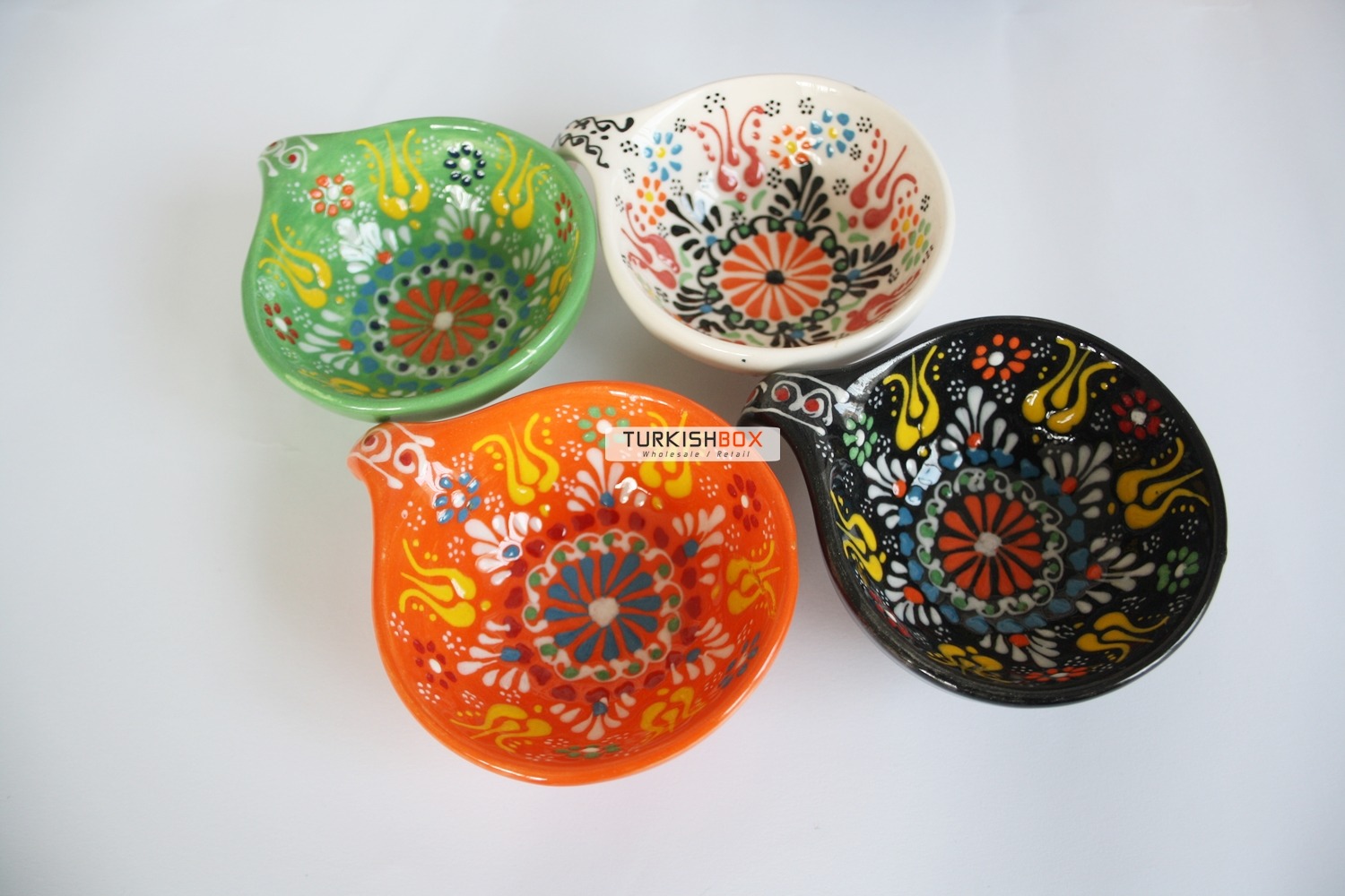 Handled Ceramic Sauce Bowls Wholesale