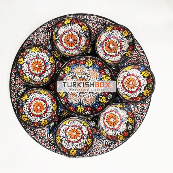 Turkish Ceramic Breakfast Set - Round