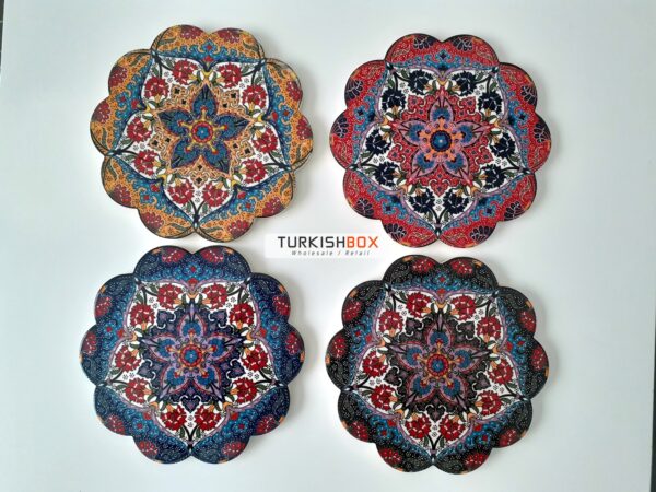 Wholesale Turkish Ceramic Trivets - Flora