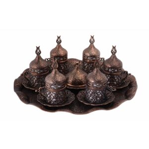 Acurlu Collection Turkish Coffee Set for 6