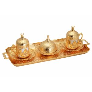 Turkish Coffee Cup Set for 2 Queen Collection