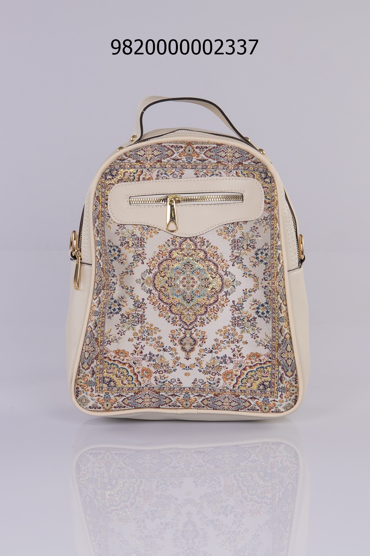 Tribal Vintage Hippie Colorful Travel Backpack Bag For Women Embroidery Pom  Charm Hmong Ethnic Bohemian Boho Rucksack SYS-597