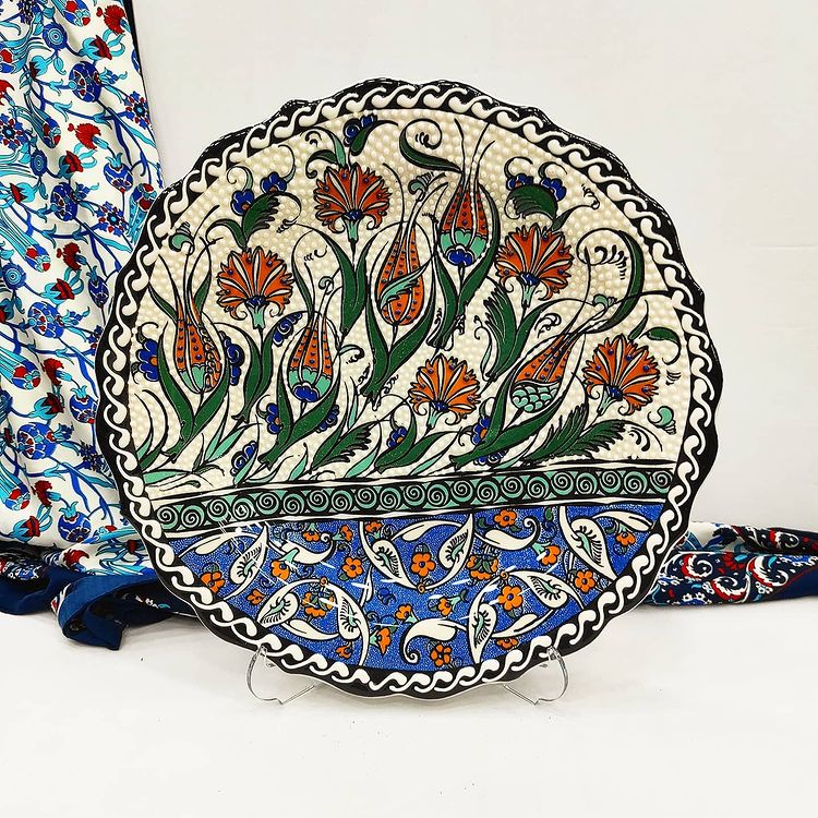 Decorative Turkish Ceramic Plates Handmade