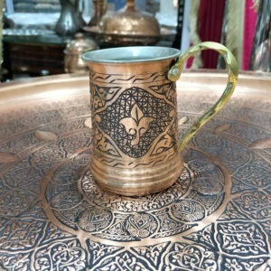 Engraved Copper Moscow Mule Mug