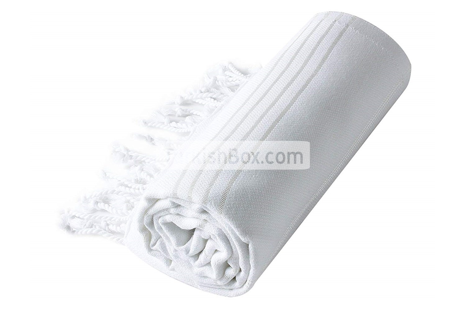 White Turkish Beach Towel Sultan Pack of 6