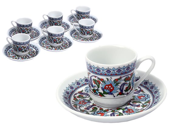 Personalized Mug Espresso Cup Set for 6 Turkish Coffee Cup 
