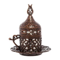 Dark Copper Turkish Coffee Cup Istanbul Collection
