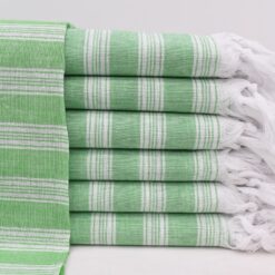 New York Series 100% Turkish Cotton Peshtemal Towels Green (9)