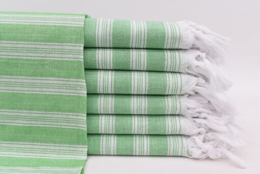 New York Series 100% Turkish Cotton Peshtemal Towels Green (9)