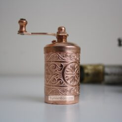 Small Turkish Pepper Grinder Shiny Copper