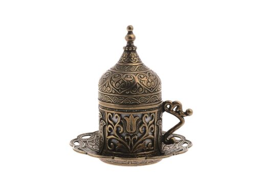 Tulip Collection Turkish Coffee Cup Antique Green