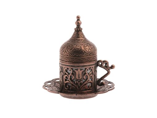 Tulip Collection Turkish Coffee Cup Dark Copper