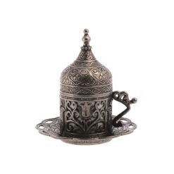 Tulip Collection Turkish Coffee Cup Dark Silver