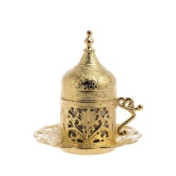 Tulip Collection Turkish Coffee Cup Shiny Gold