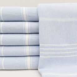 Turkish Bath Towels Melissa Peshtemal Baby Blue (10)