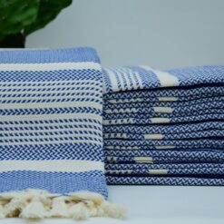 Turkish Beach Towels Angora Peshtemal Blue (3)