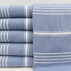 Turkish Beach Towels Melissa Peshtemal Petrol Blue (6)