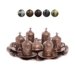 Dervish Collection Turkish Coffee Set for 6