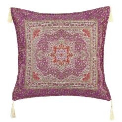 Purple Silk Ceramic Tapestry Turkish Pillow Cover