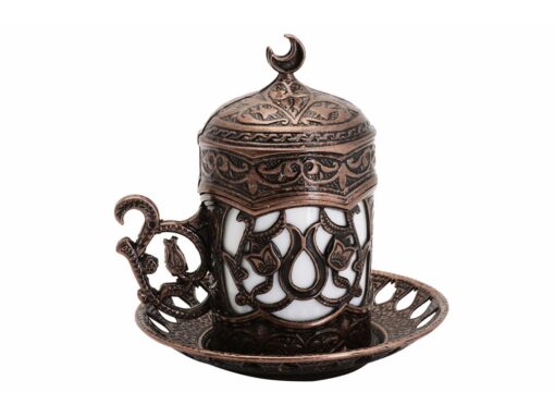 Queen Collection Turkish Coffee Cup Dark Copper
