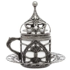 Roxolena Collection Turkish Coffee Cup Dark Silver