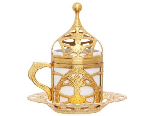 Roxolena Collection Turkish Coffee Cup Shiny Gold