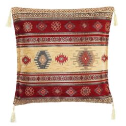 Turkish Kilim Pillows Anatolia Collection Mustard Red