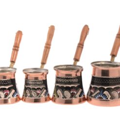 Copper Turkish Coffee Pot Set