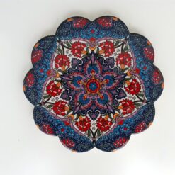 Fethiye Turkish Ceramic Trivet Blue
