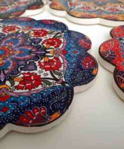 Turkish Ceramic Trivets Fethiye Collection
