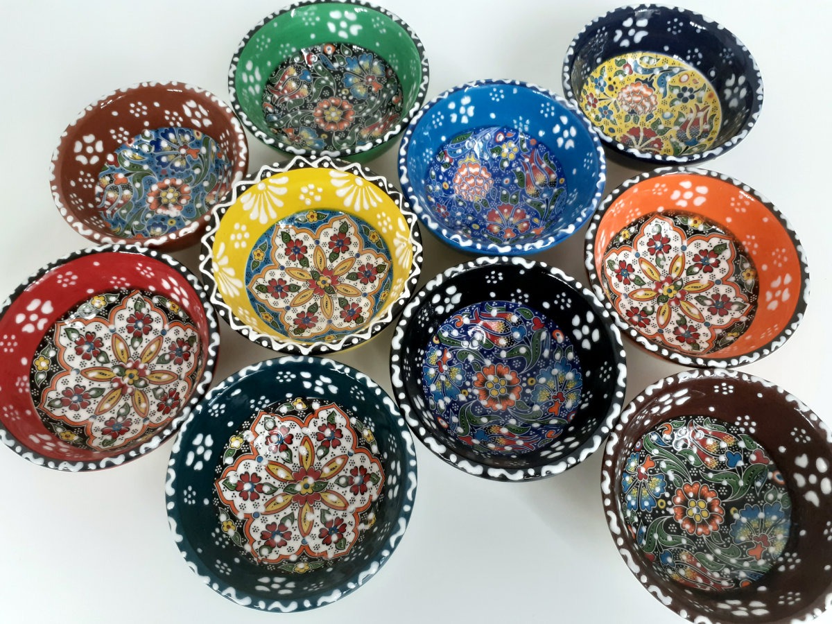 Handmade Ceramic Bowl Turkish Handcrafted Ceramic Turkish Ceramic Home Decor Bowl