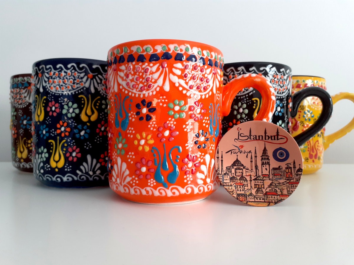 Ceramic Cup Turkish Ceramic Coffee Mug Coffee Mug pottery