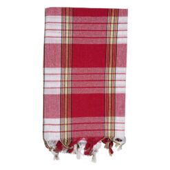 Red Classic Peshtemal Turkish Hammam Towel