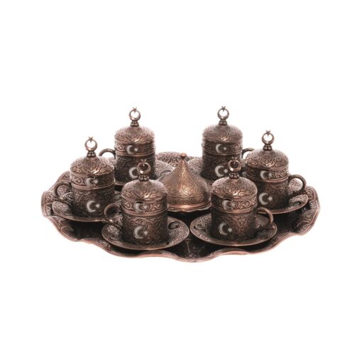 Moonstar Collection Turkish Coffee Set for 6