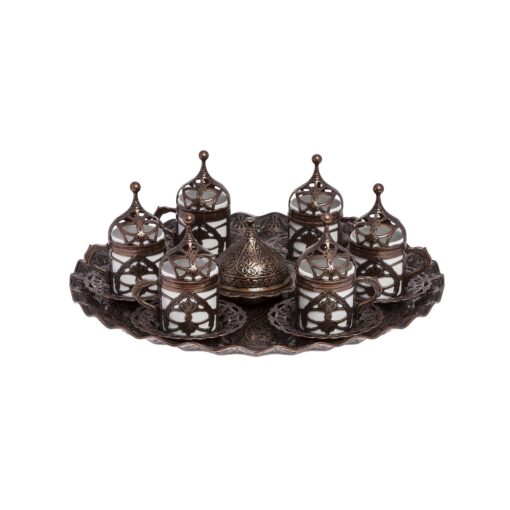 Roxolena Collection Turkish Coffee Set for 6