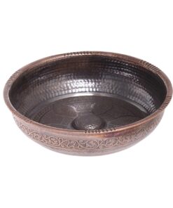 Turkish Bath Hammam Bowl Dark Copper
