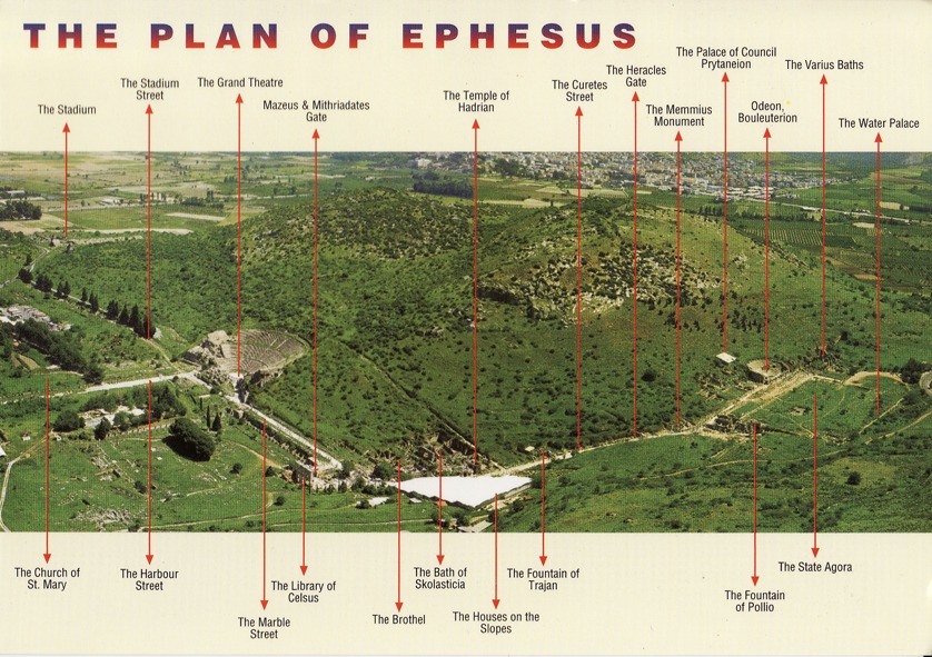 Ephesus Turkey Map